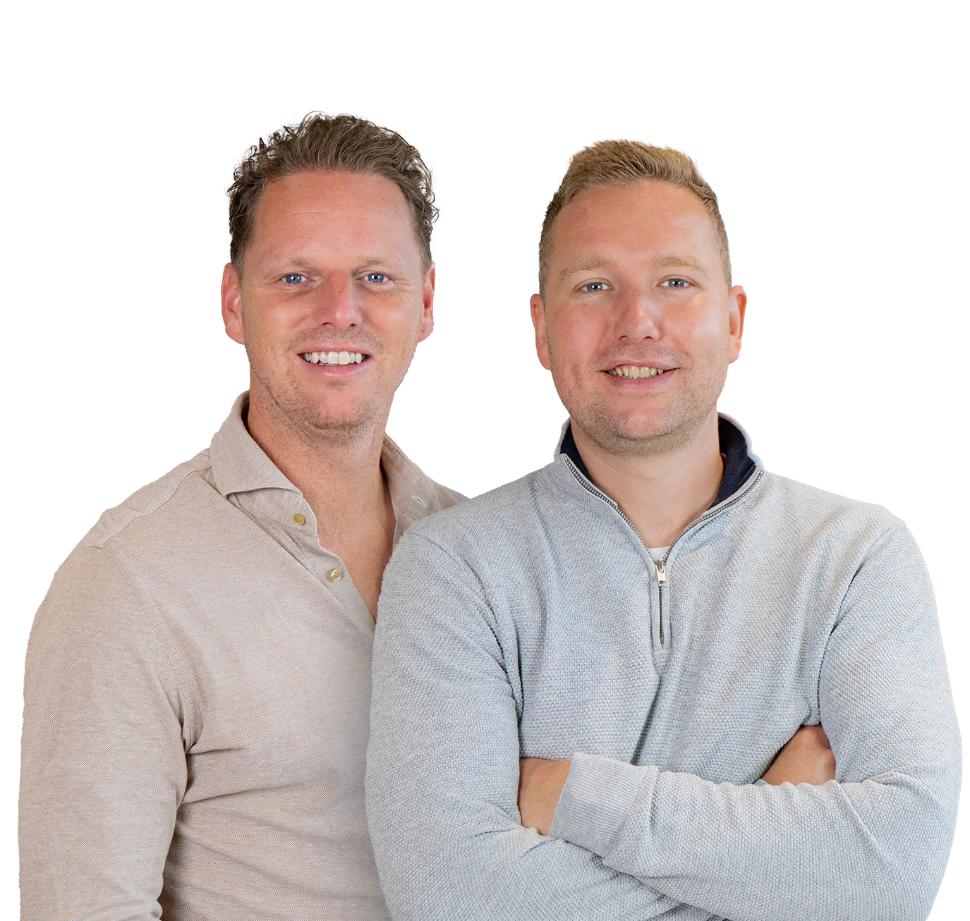 Daan Brinkkemper en Tim Bruin van De Groeispecialisten